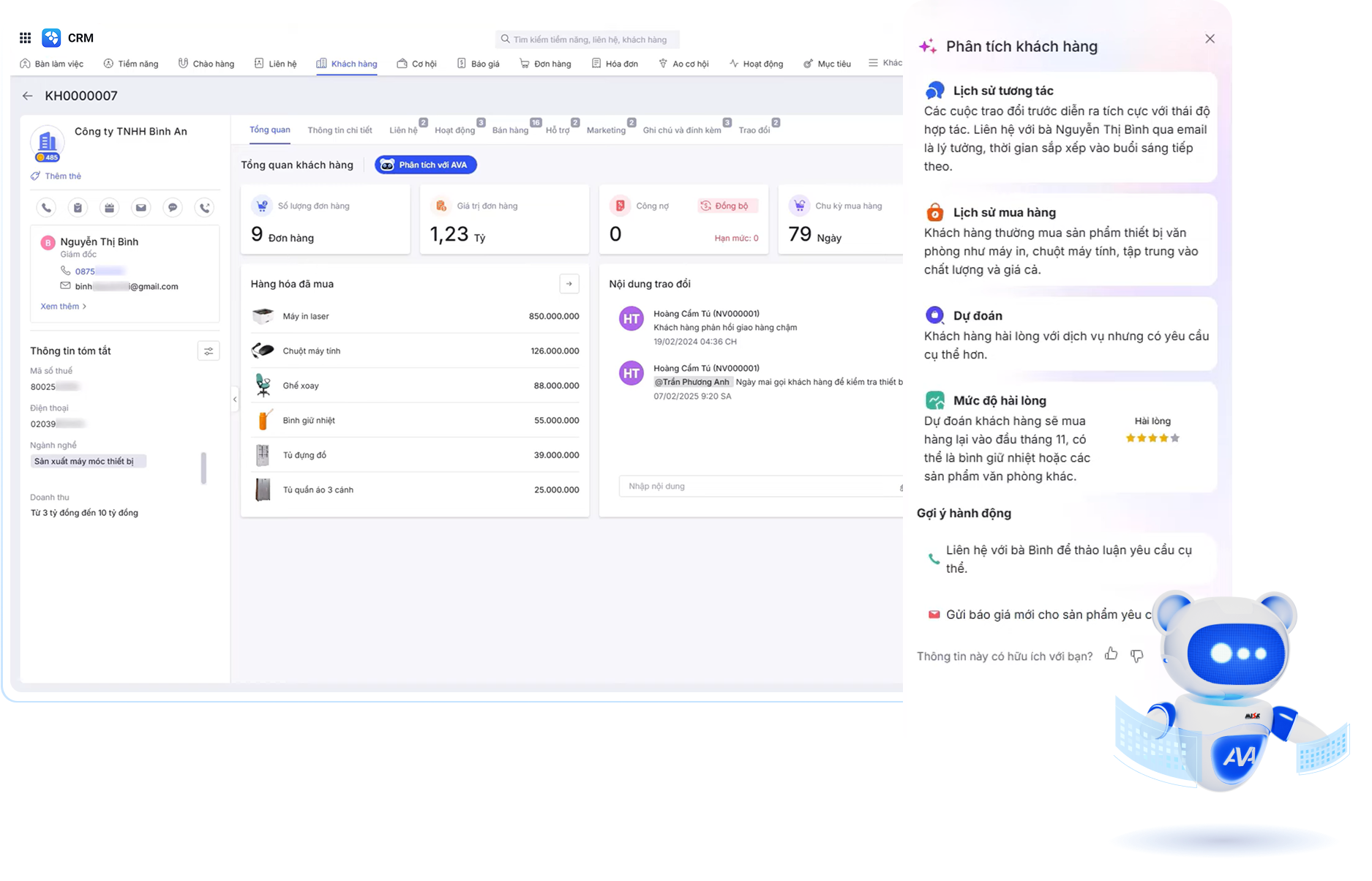 AI phân tích khách hàng