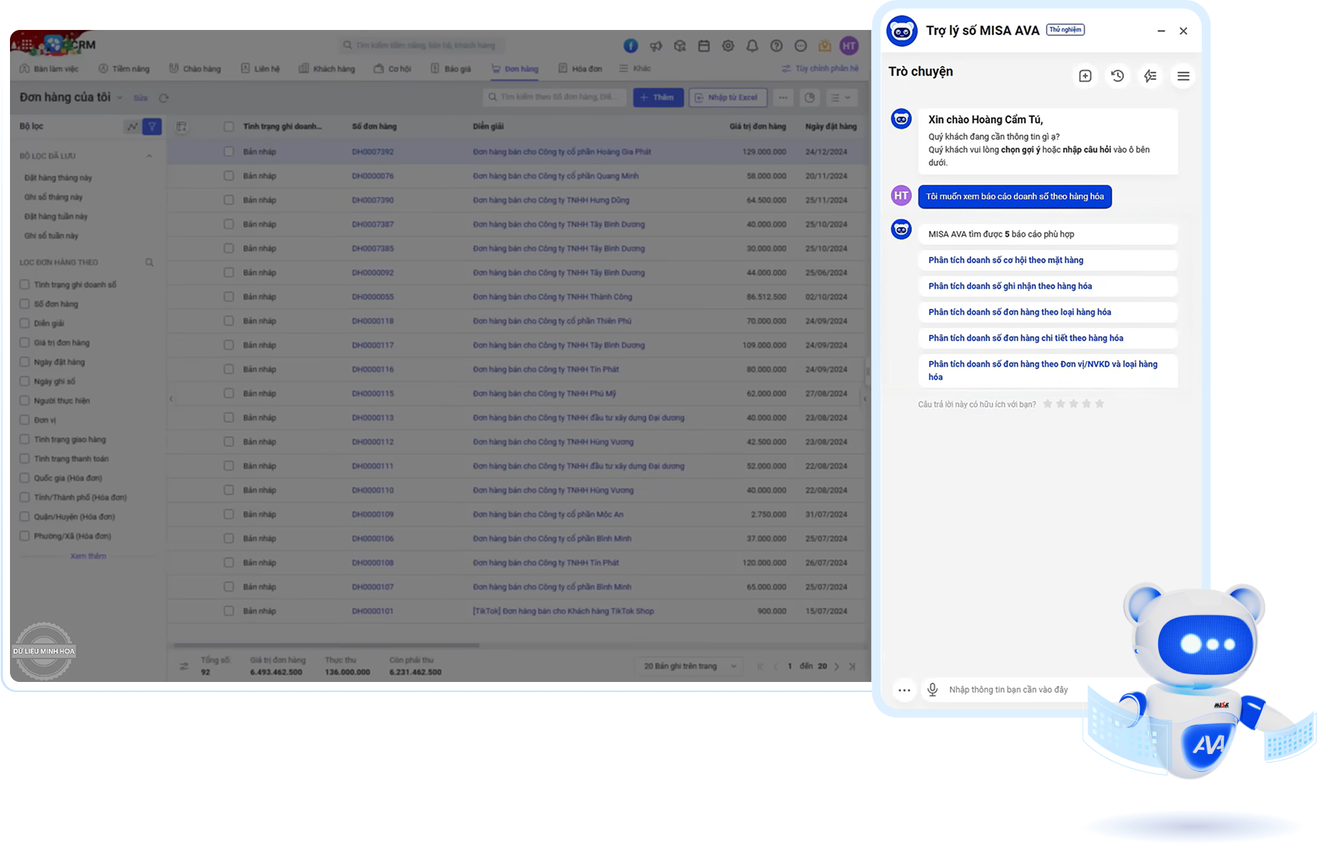 AI tóm tắt báo cáo
