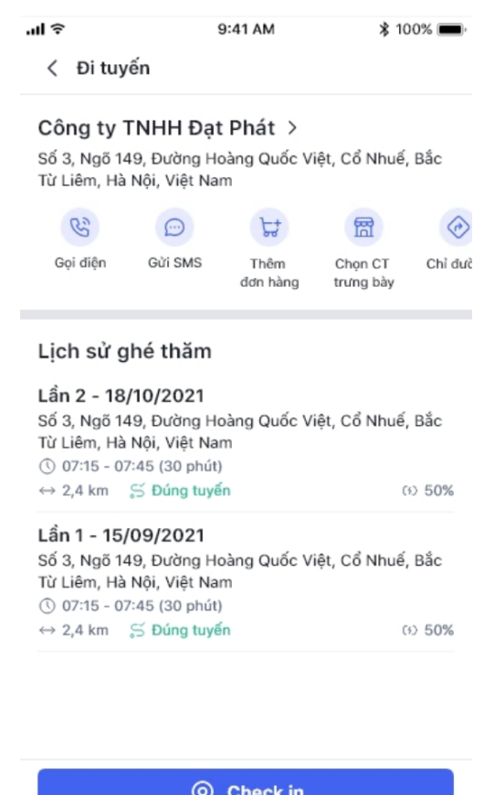 Quản lý data & sales dị tuyến - Screen 3