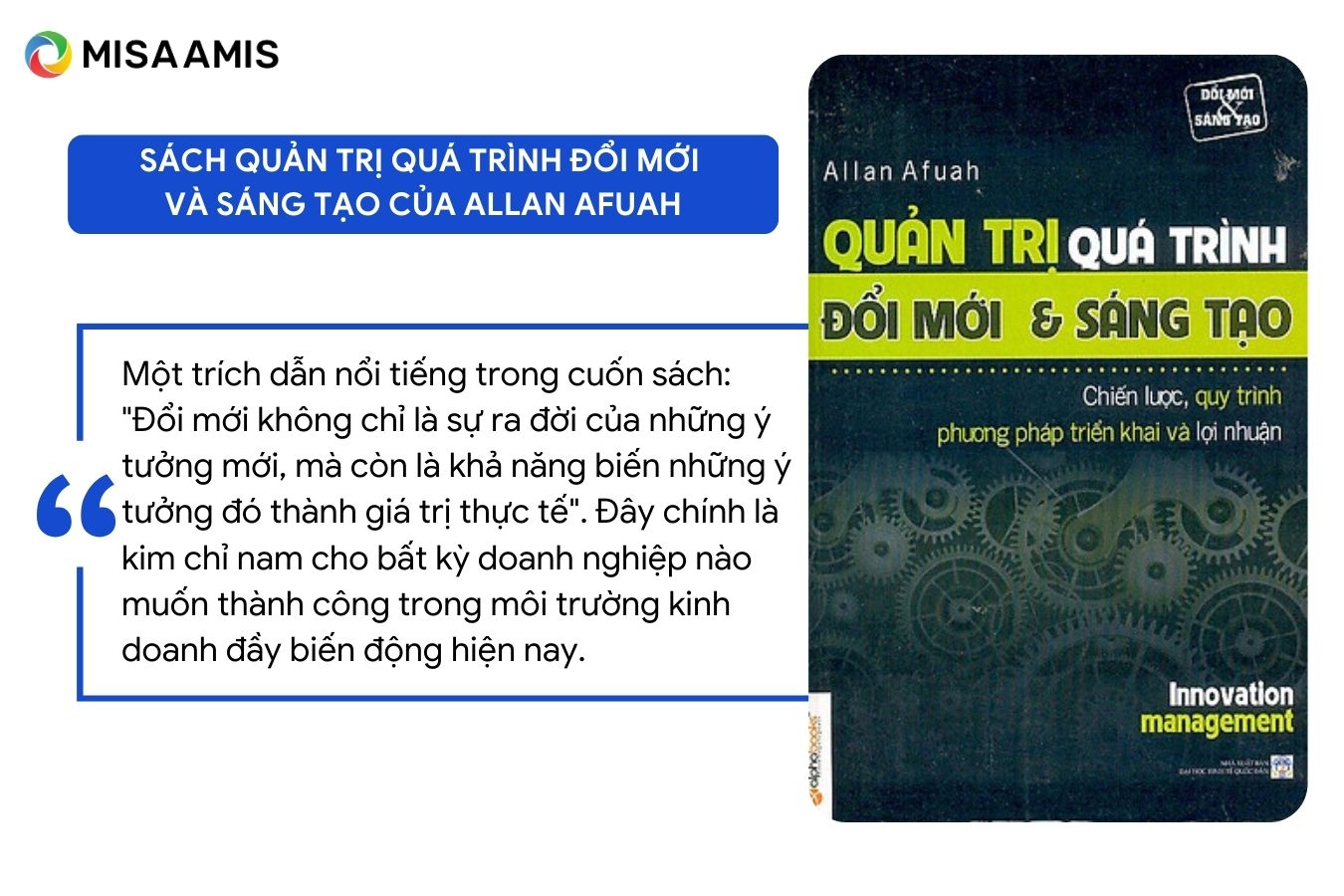 sách quản trị quá trình đổi mới và sáng tạo