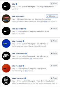 Fanpage Nike