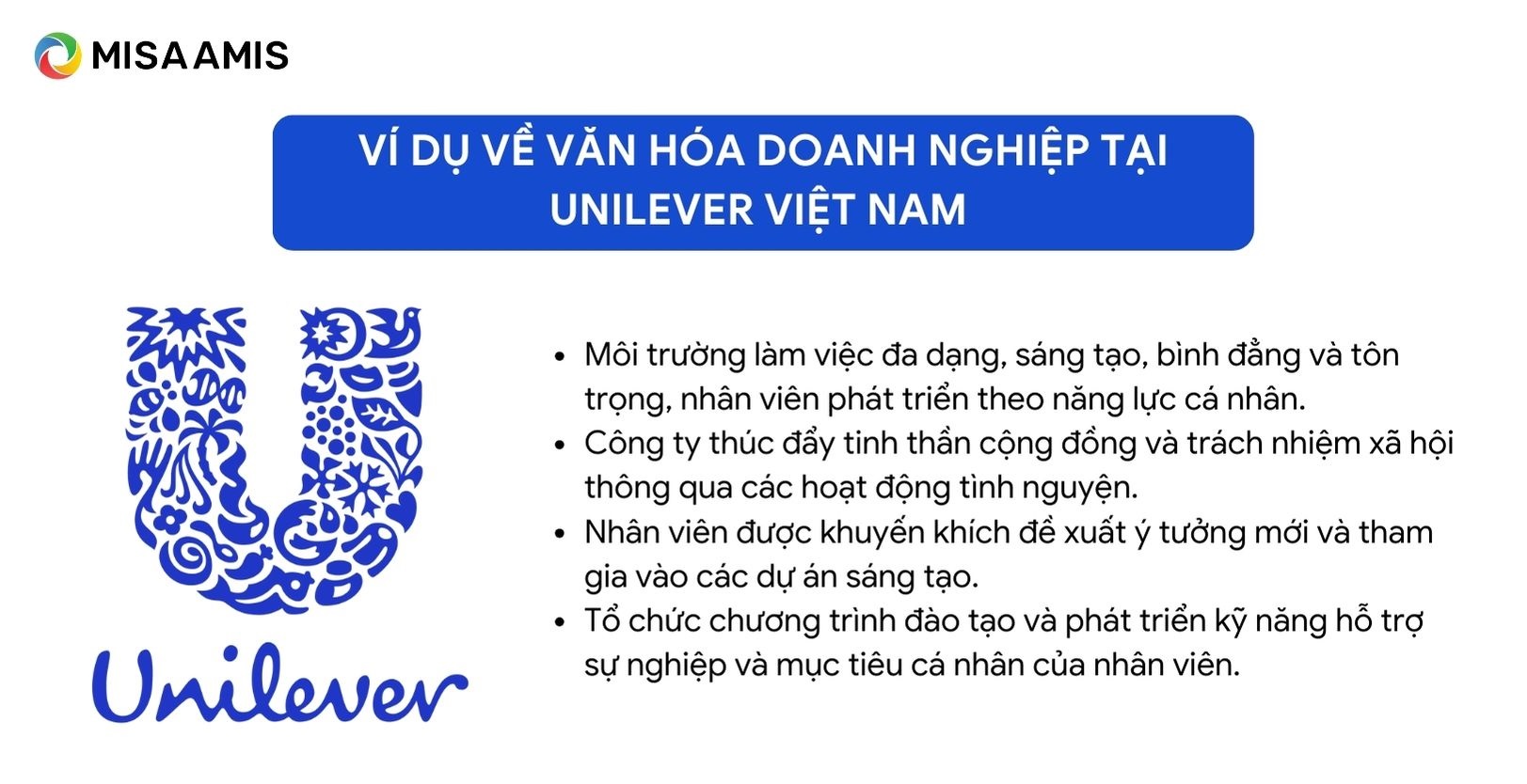 ví dụ về văn hóa doanh nghiệp