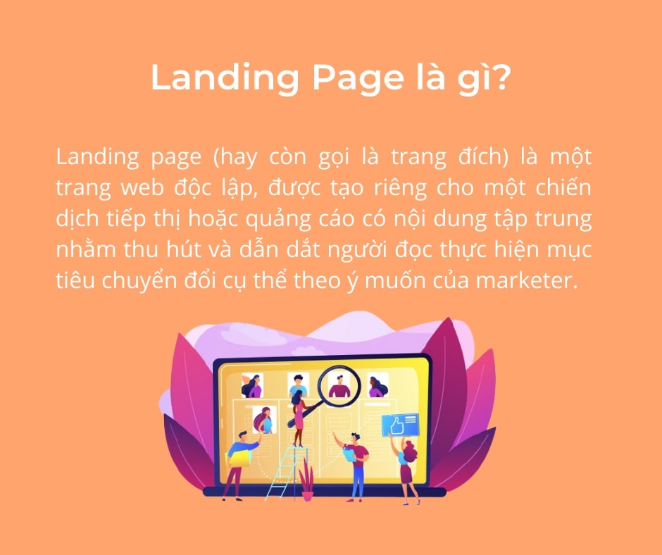 landing page là gì