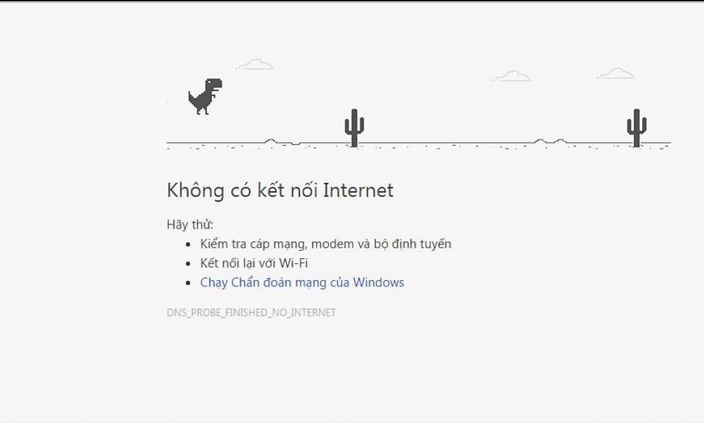 Không có kết nối Internet