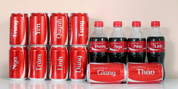 share a coke campaign của coca cola