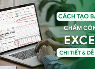 Hướng dẫn làm bảng chấm công Excel & giải pháp tự động giúp CEO tối ưu quỹ lương bảng chấm công excel