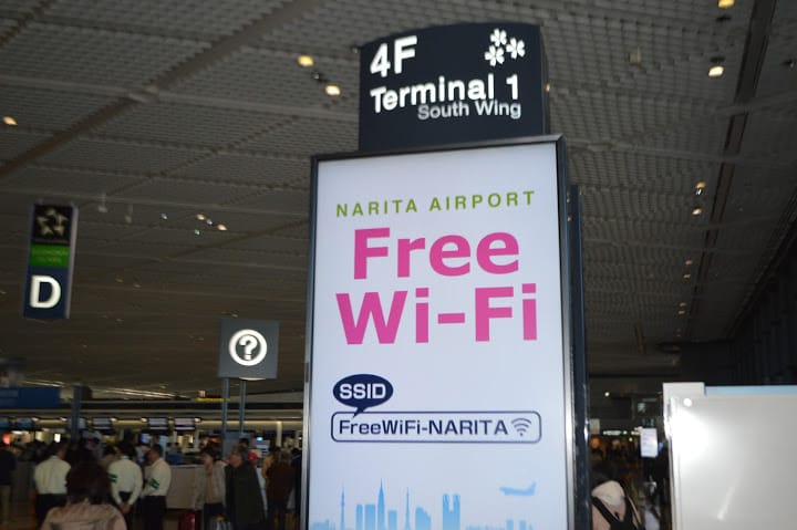 wifi marketing ở sân bay