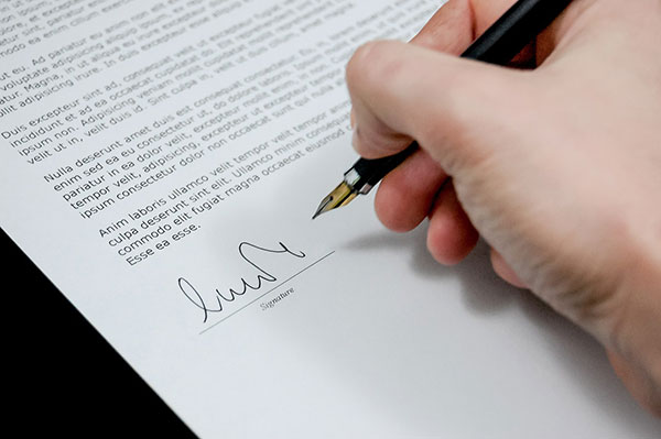 quy trình ký hợp đồng giấy
