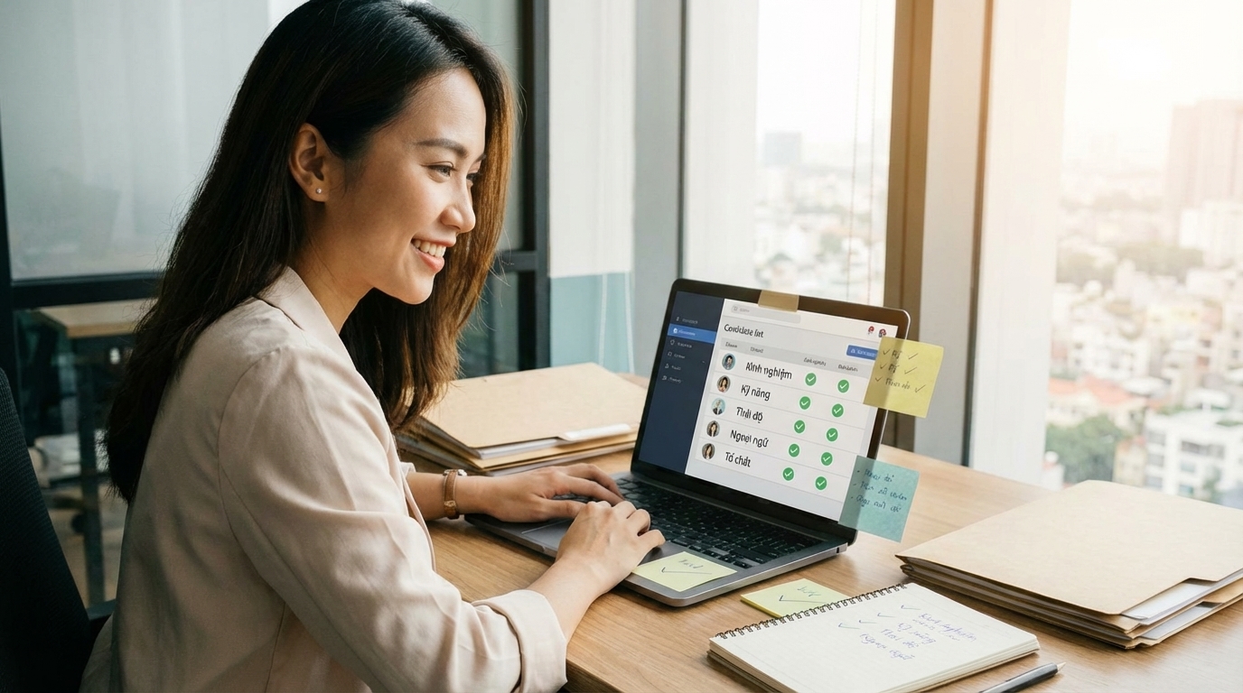 các tiêu chí đánh giá ứng viên tuyển dụng