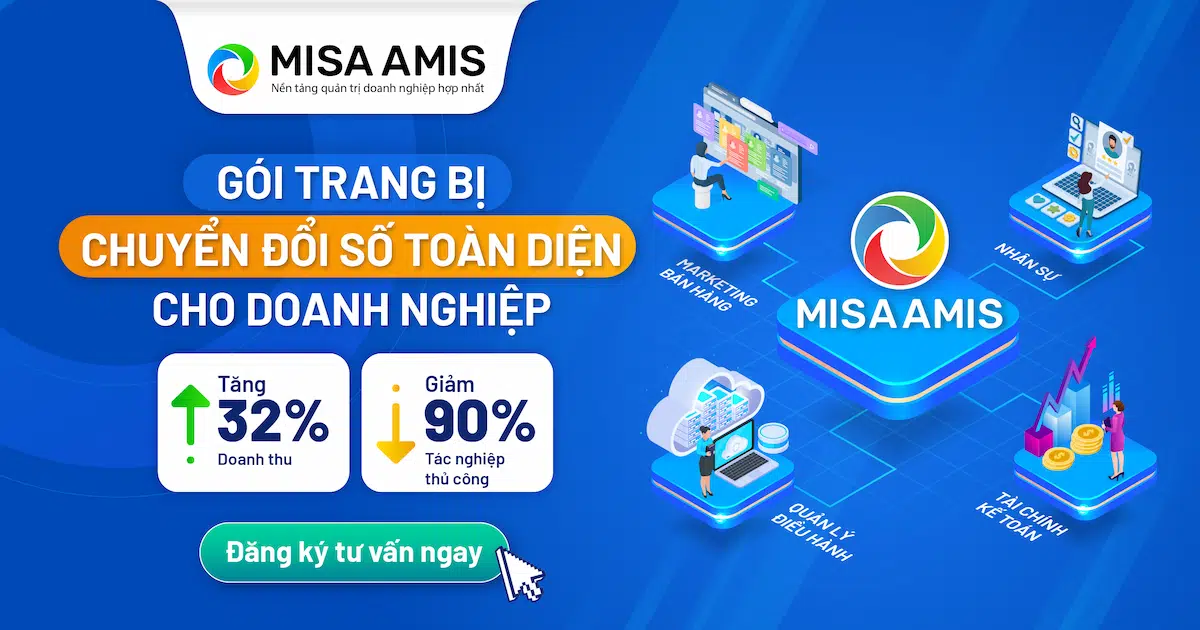 Gói giải pháp quản trị doanh nghiệp MISA AMIS