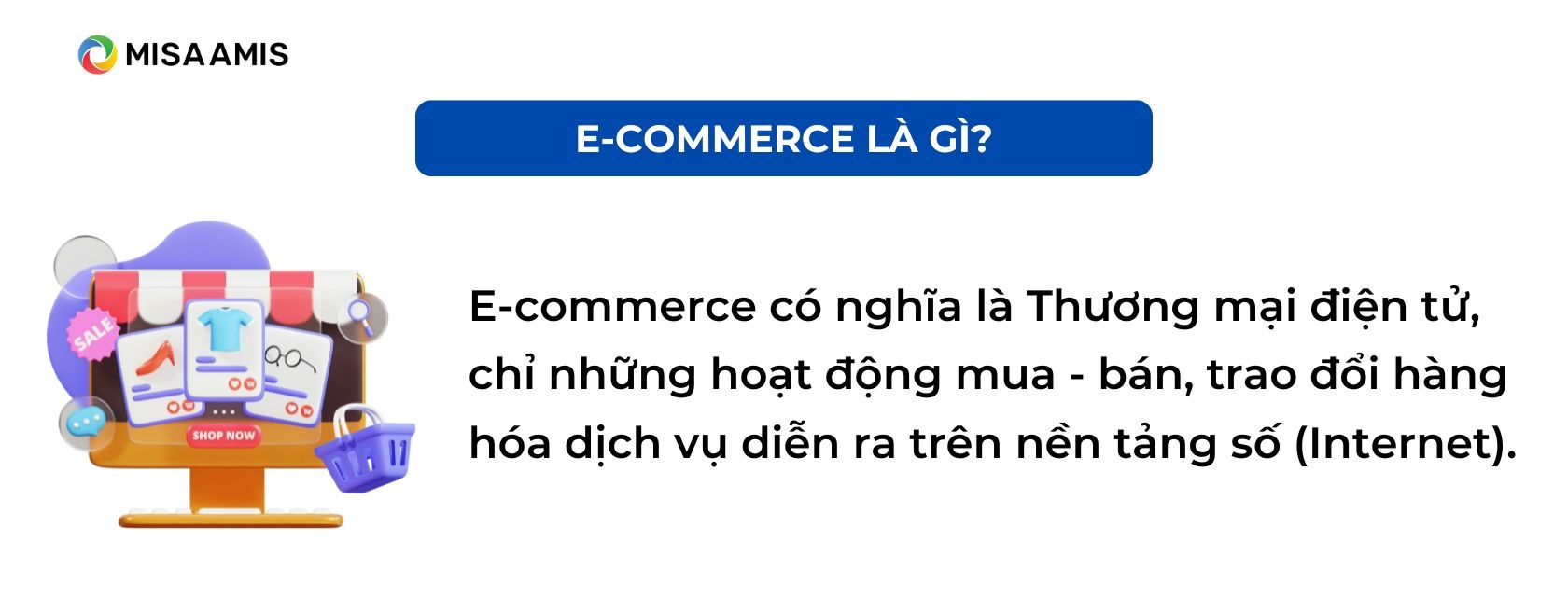 E-commerce là gì khái niệm