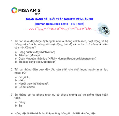 7+ Mẫu bài test tuyển dụng mới nhất | X2 chất lượng ứng viên