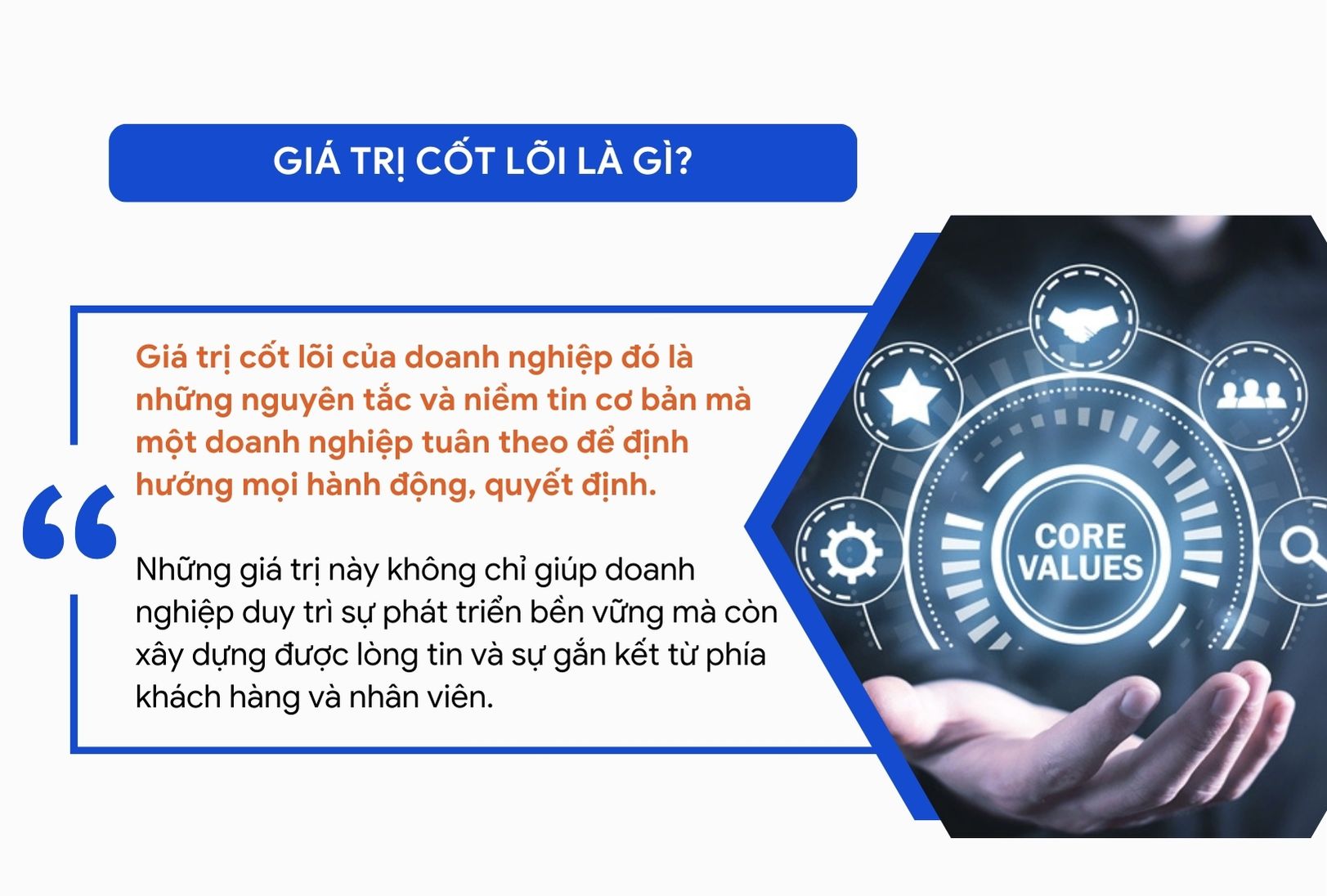 Giá trị cốt lõi là gì?