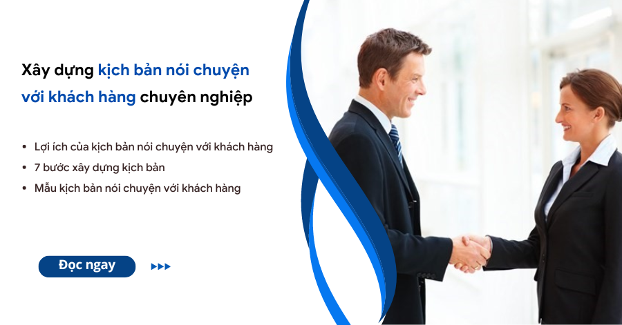 xây dựng kịch bản nói chuyện với khách hàng