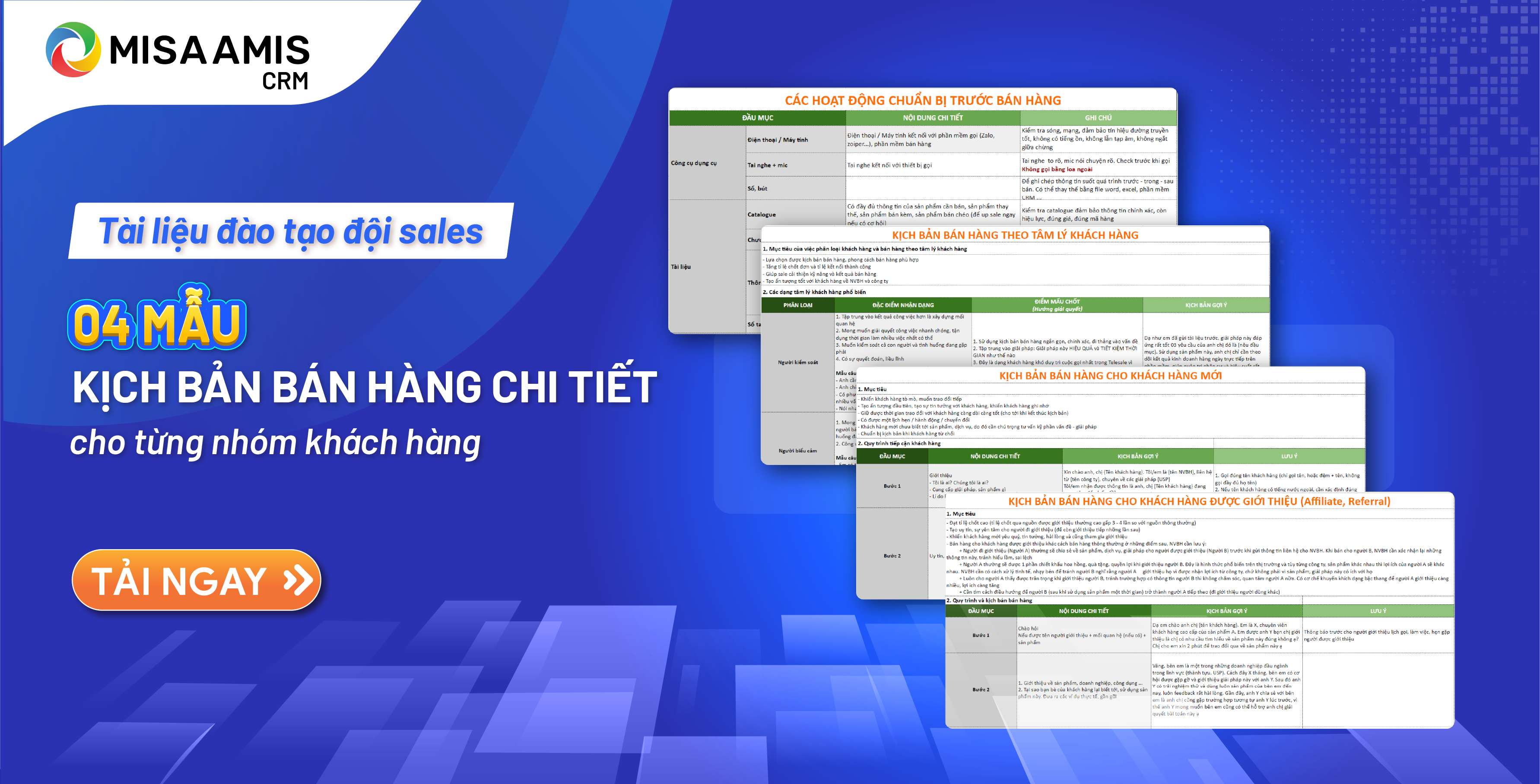Banner Mẫu kịch bản bán hàng