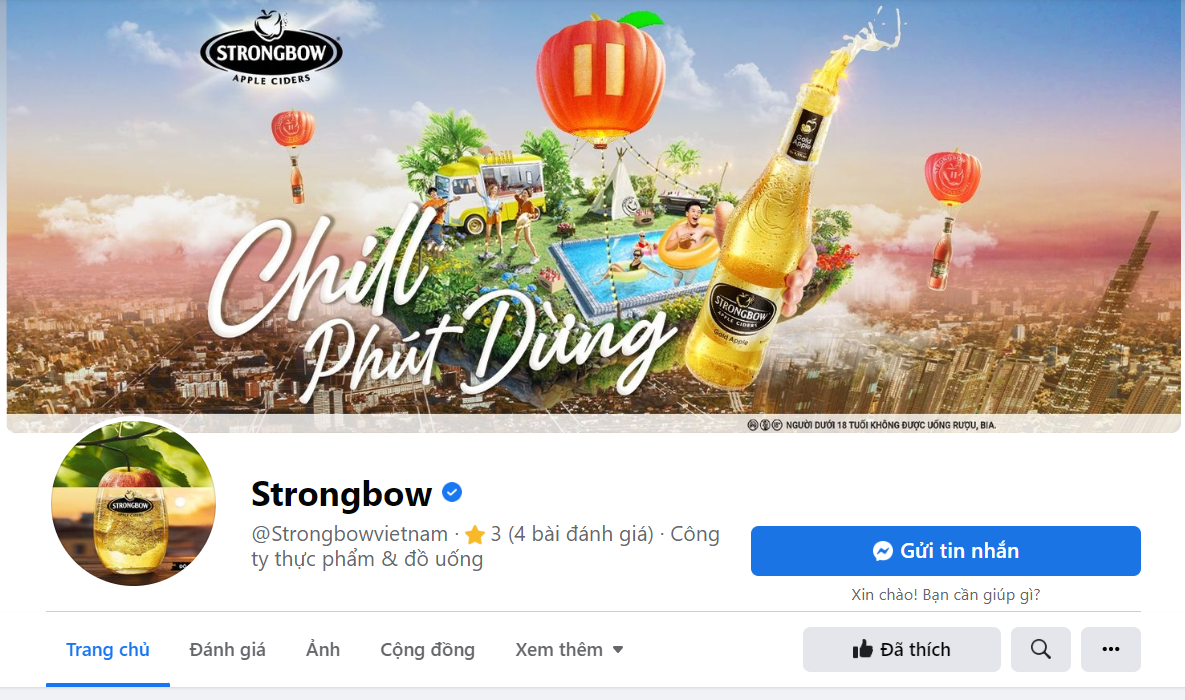 Fanpage chính thức của của StrongBow