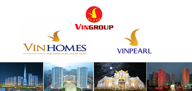 Phạm vi chính trong chiến lược kinh doanh của Vingroup thuộc lĩnh vực Bất động sản và Thương mại - Dịch vụ