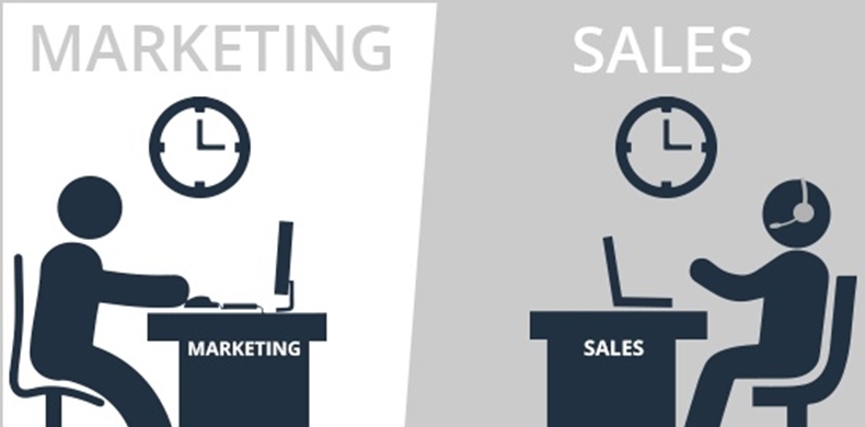 Khác nhau về quan điểm kinh doanh của hai bộ phận Marketing và Bán hàng