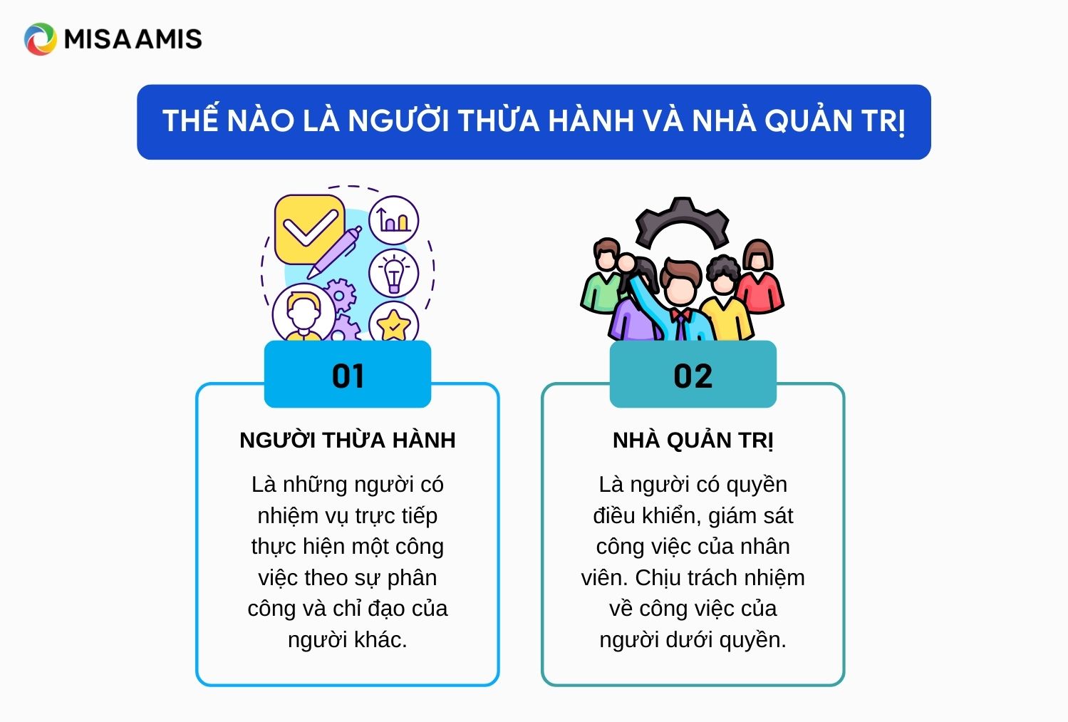 Người thừa hành và nhà quản trị