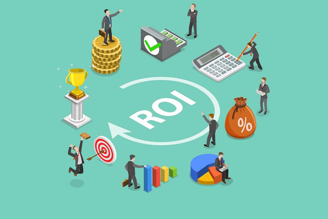 Chỉ số ROI giúp bạn đo lường hiệu quả trên mục tiêu về thúc đẩy doanh số.
