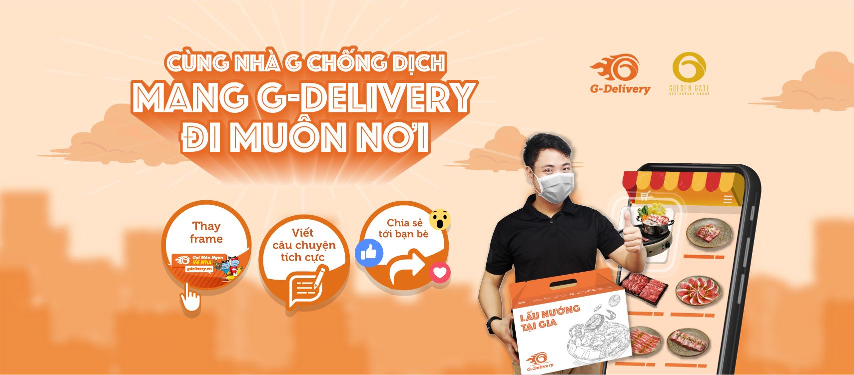 Ứng dụng G-Delivery của Golden Gate