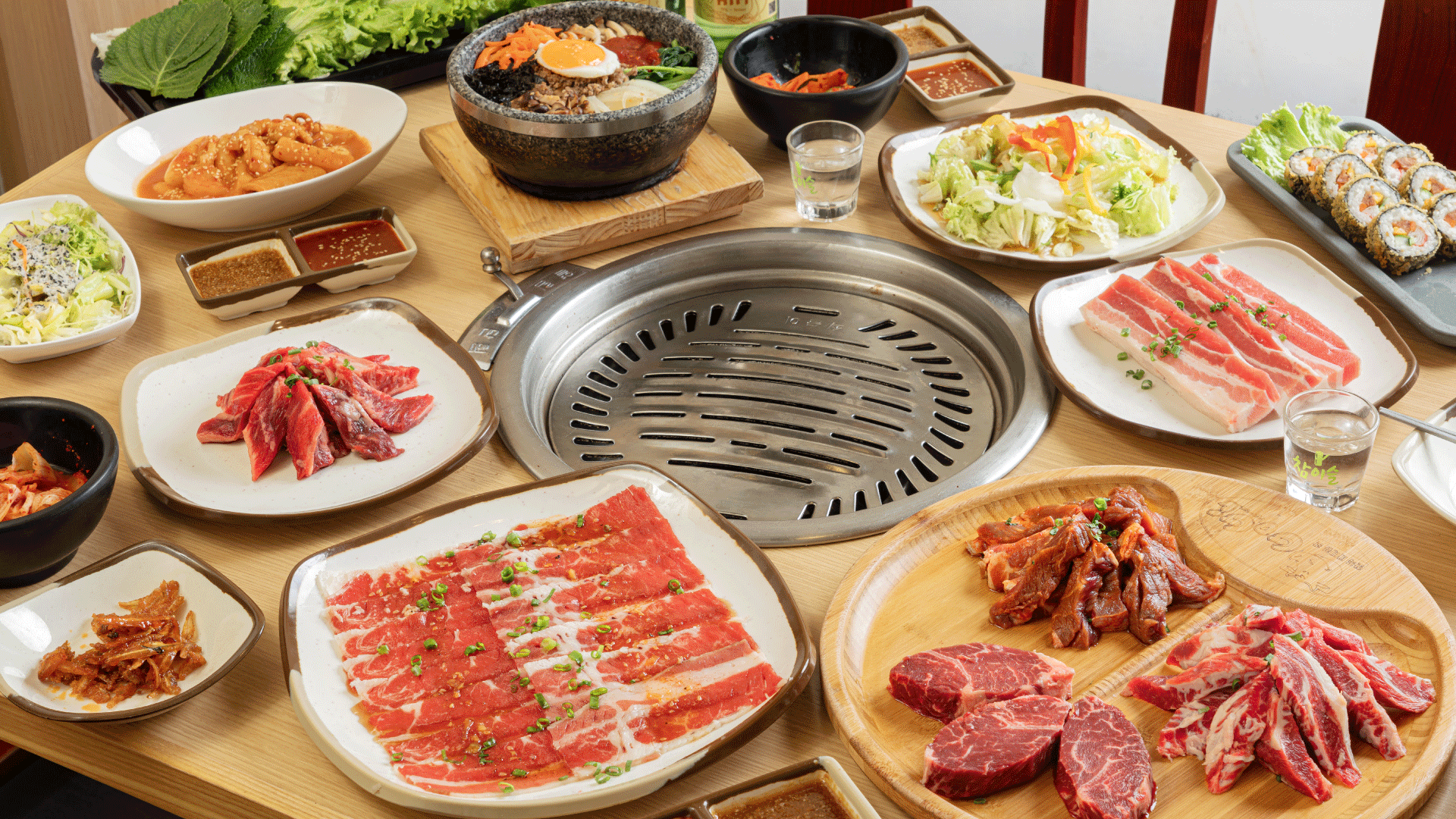 Các món ăn tại quán thịt nướng Hàn Quốc ngon số 1 GoGi House