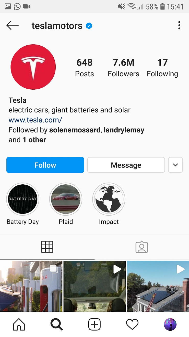 Hoạt động truyền thông của Tesla
