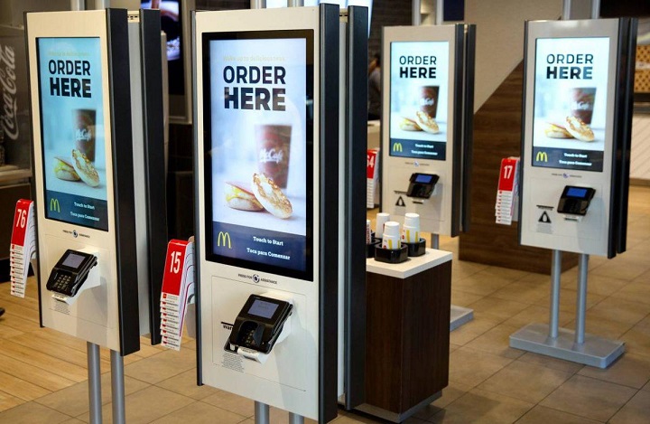 mô hình đặt hàng tự động của McDonalds