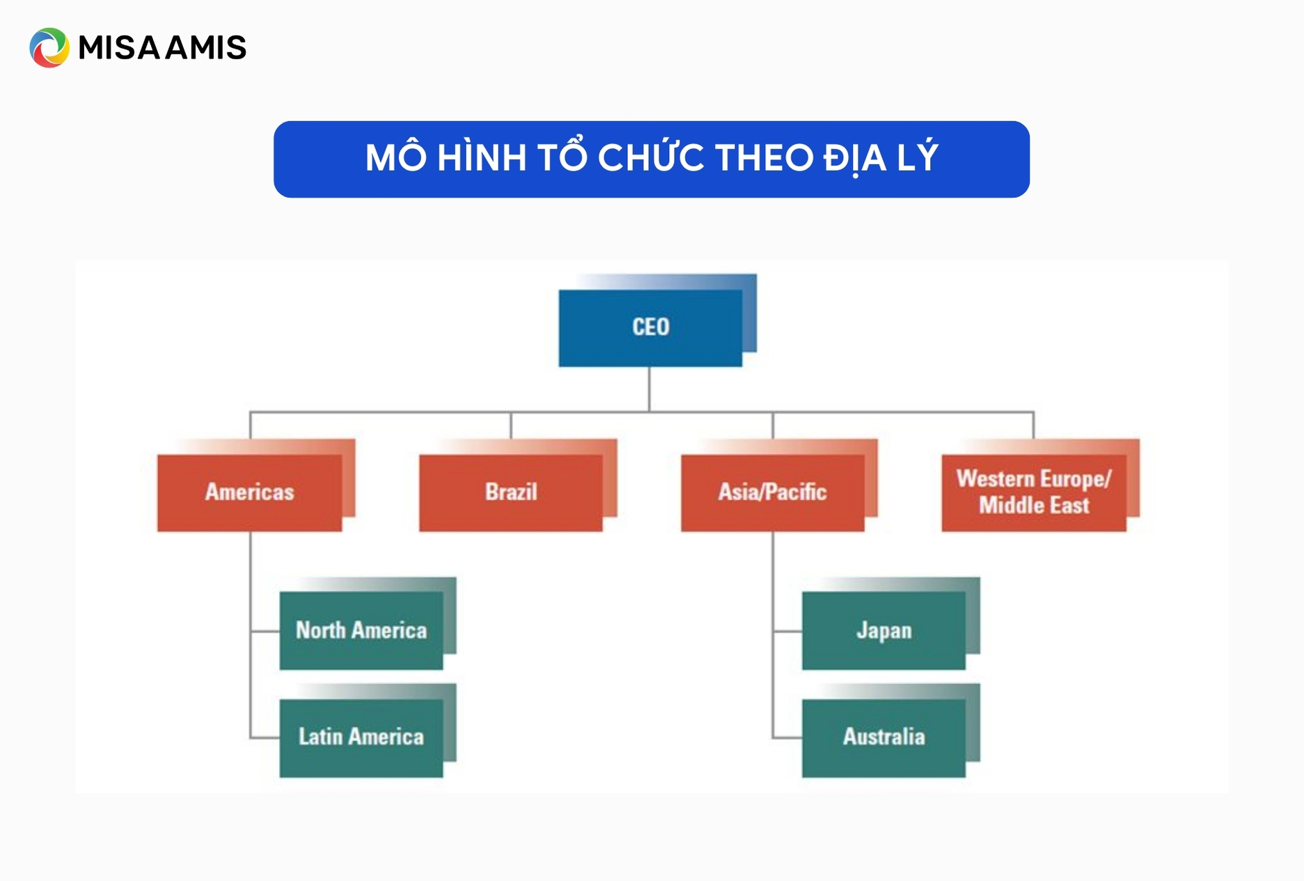 Mô hình tổ chức theo địa lý