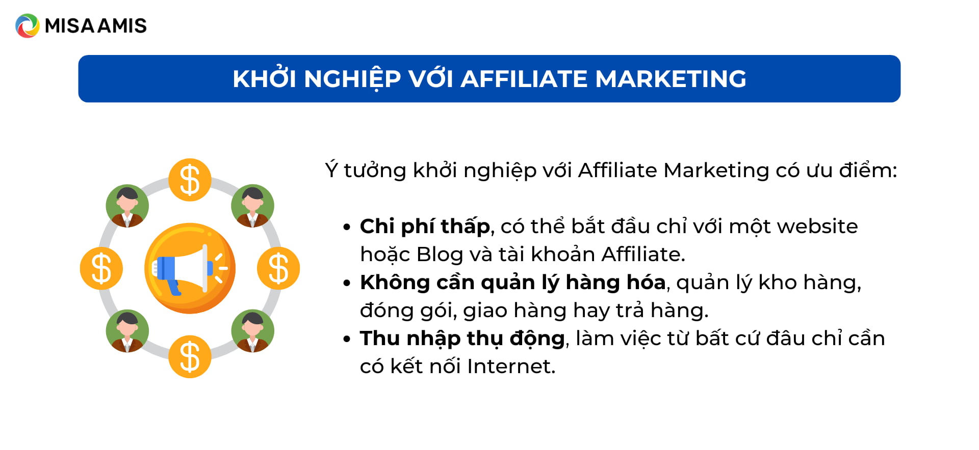 Ý tưởng khởi nghiệp Affiliate Marketing