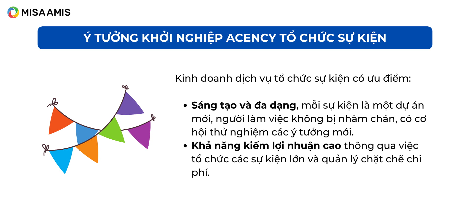 ý tưởng kinh doanh khởi nghiệp tổ chức sự kiện