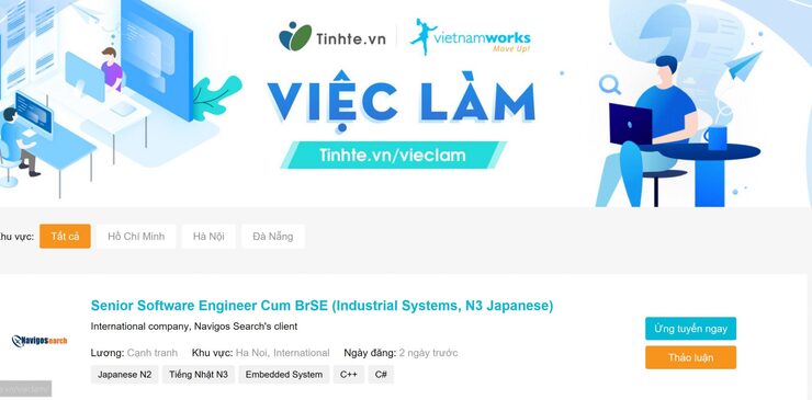 Vietnamworks được đánh giá là trang tuyển dụng uy tín và chất lượng