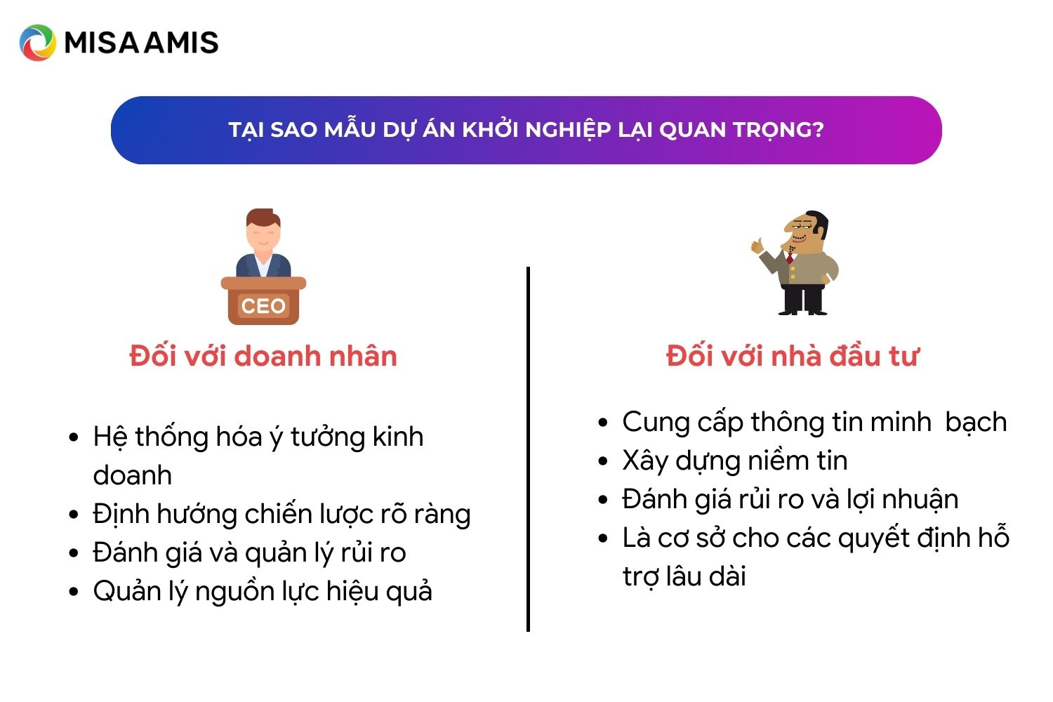 tại sao mẫu dự án khởi nghiệp lại quan trọng