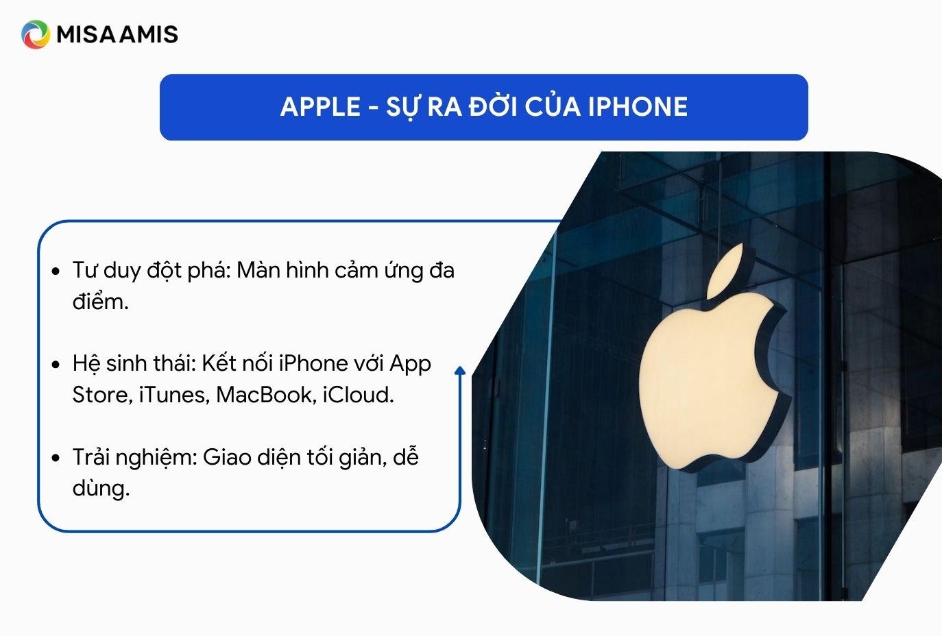 Chiếc lược phát triển sản phẩm apple