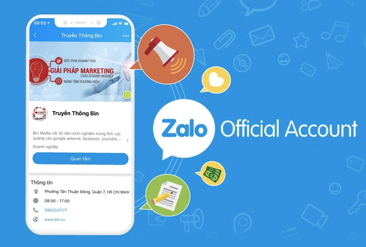 Zalo OA là một tài khoản Zalo của doanh nghiệp
