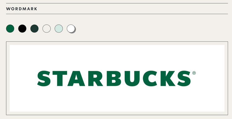 Phông chữ logo của Starbucks