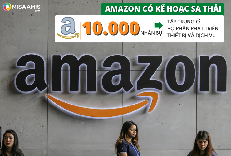 Amazon đã xác nhận sa thải 10.000 nhân viên