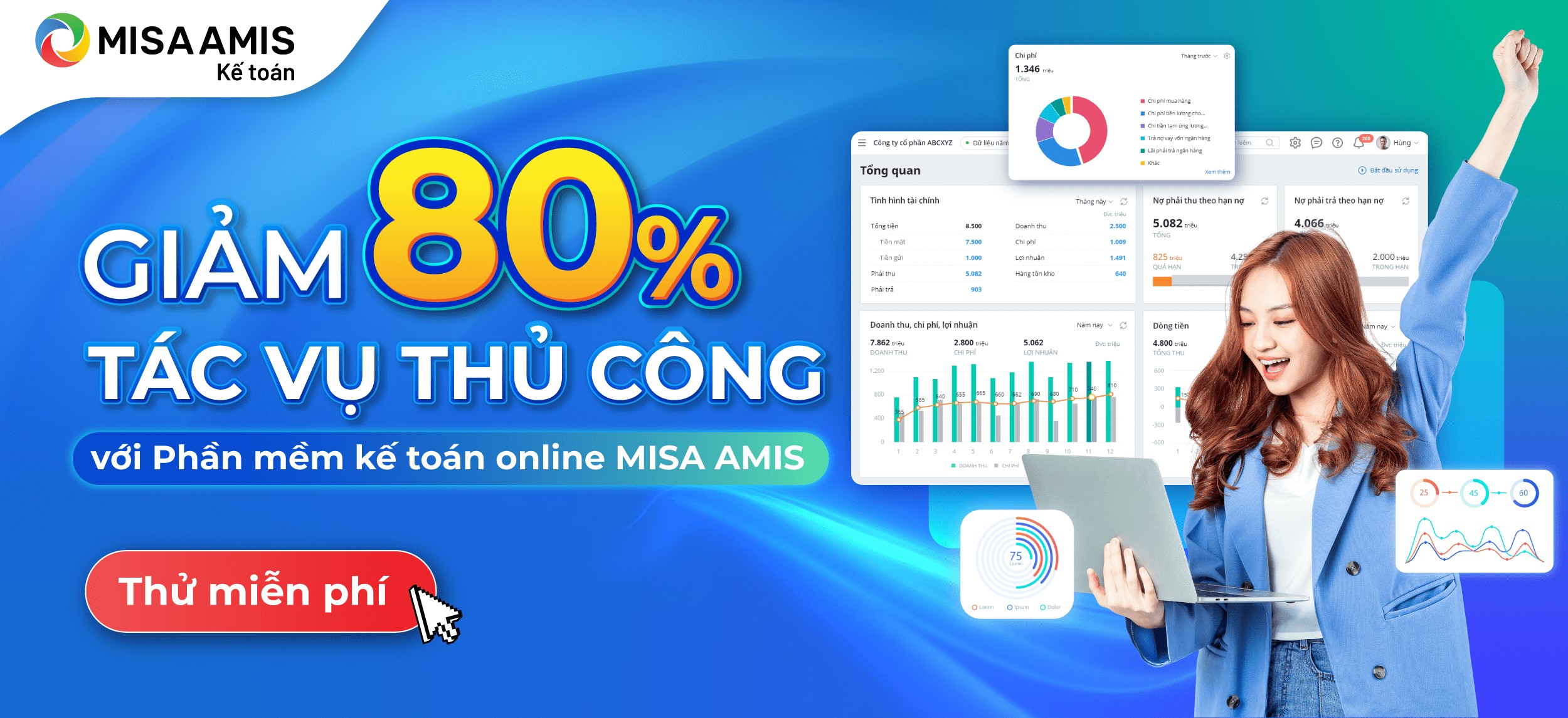 giảm 80% tác vụ thủ công