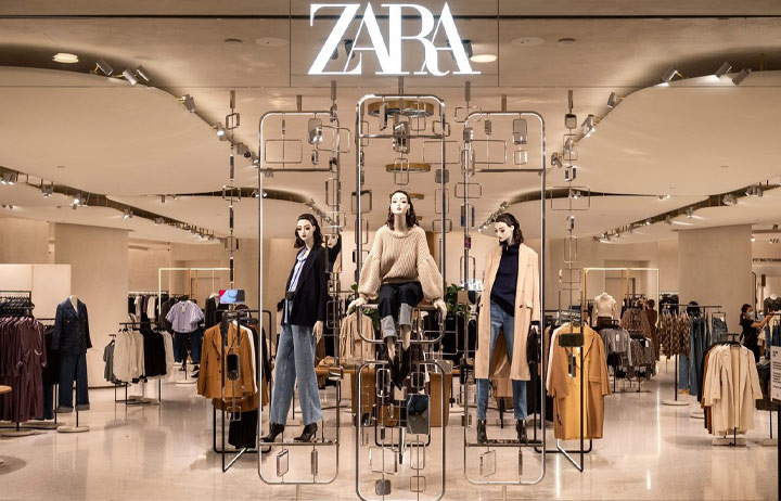các sản phẩm của Zara