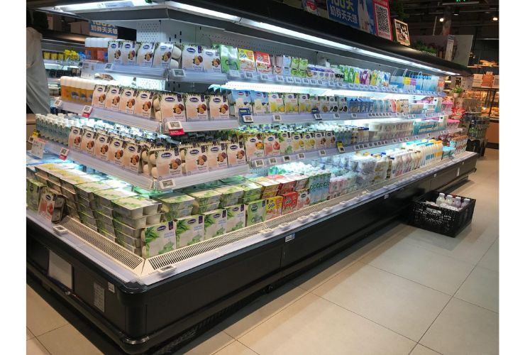 Sản phẩm của Vinamilk xuất hiện trong các siêu thị ở Trung Quốc (nguồn: vinamilk.com.vn)