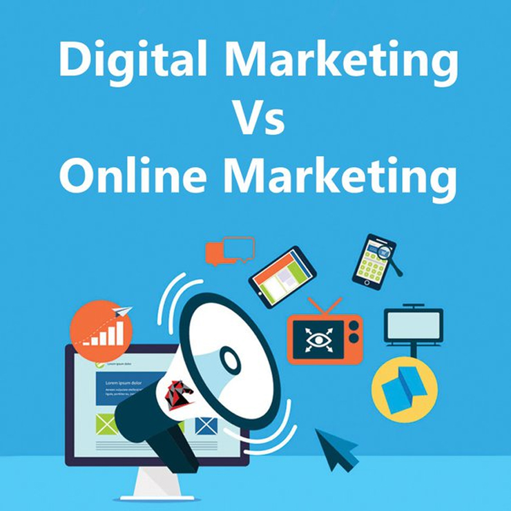 Digital Marketing và Online Marketing có những điểm khác nhau về phương thức hoạt động