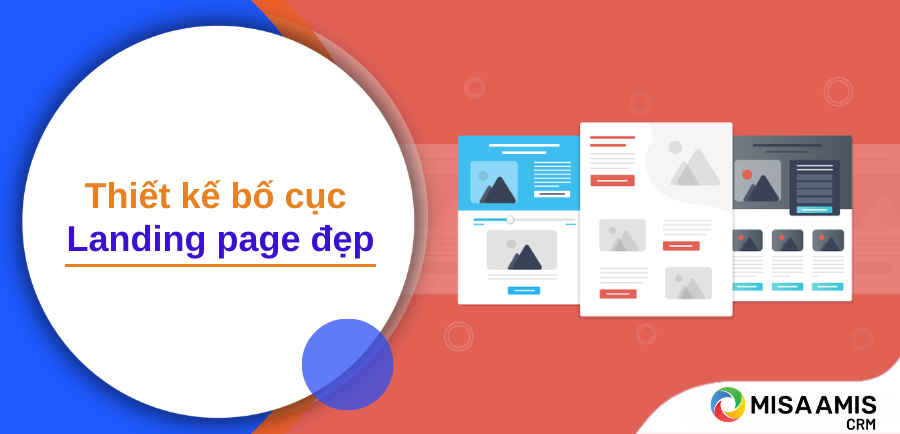 bố cục landing page