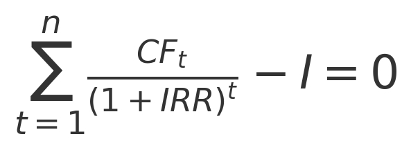 Cách tính chỉ số IRR