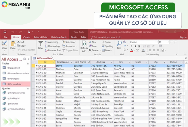 Microsoft Access – Phần mềm truy xuất thông tin từ một hoặc nhiều bảng thông qua liên kết