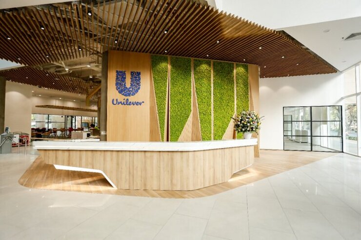 Không gian làm việc tại Unilever 