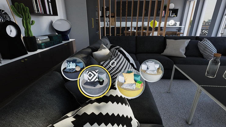 Mô phỏng showroom VR của IKEA – Nguồn sưu tầm