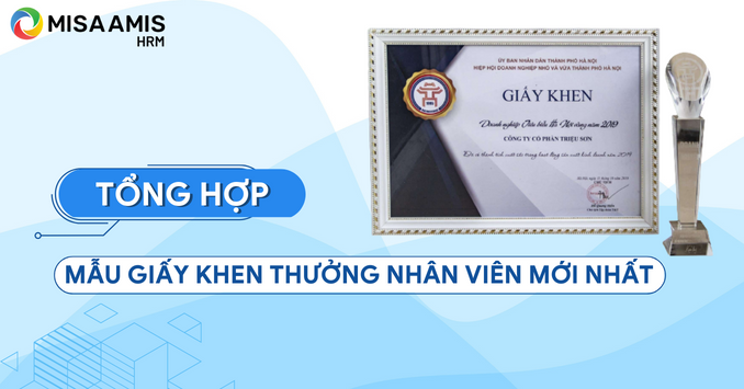 Mẫu giấy khen thưởng nhân viên đẹp và chuyên nghiệp (Cập nhật 2023)