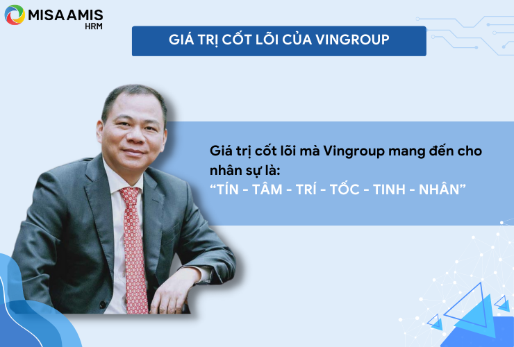 Tập đoàn Vingroup luôn chú trọng vào xây dựng yếu tố con người