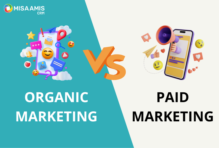 So sánh Organic marketing và Paid marketing