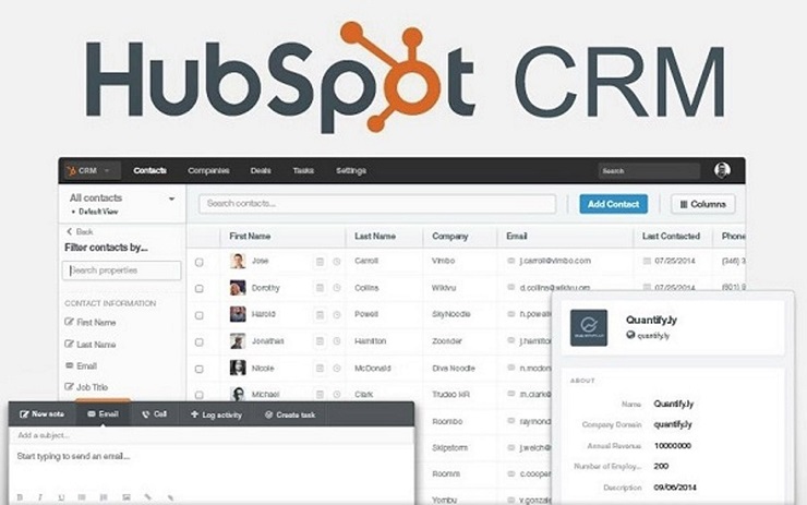 Hubspot CRM là một phần mềm Sales CRM hoạt động - Nguồn: Internet